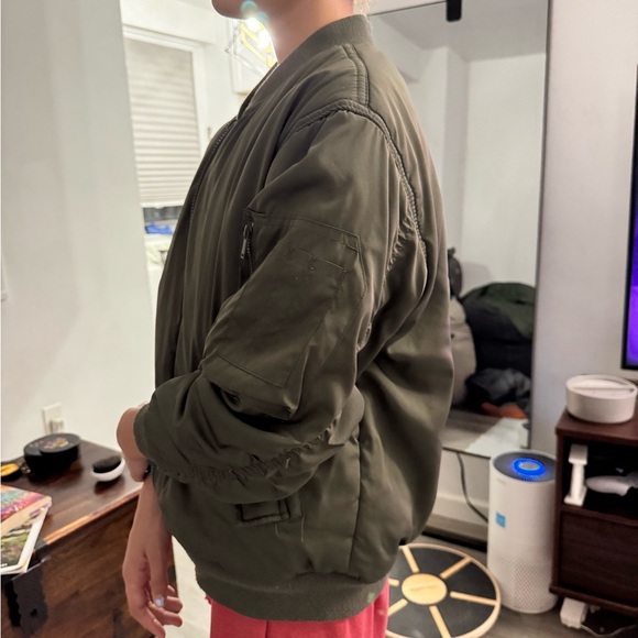 Zara Kids Olive Bomber Jacket - Picture 8 of 9